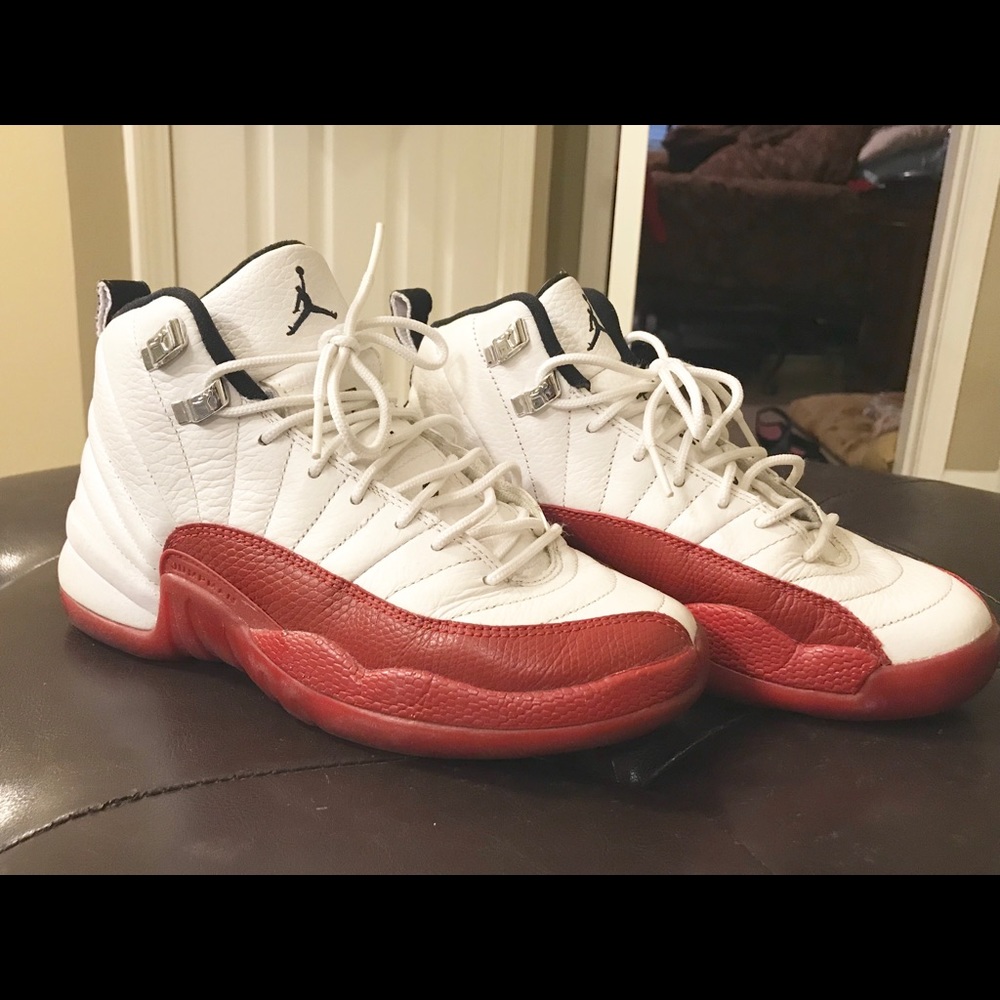 jordan white and red 12s